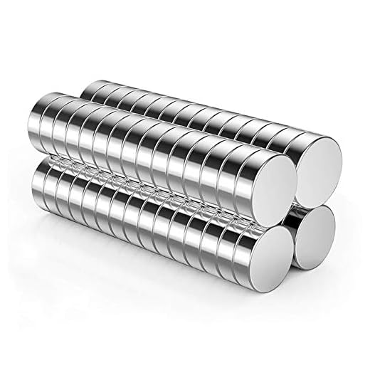 Neodym-magneter 10 x 3 mm 60 stycken mini rund extremt stark ca 2 kg med förvaringslåda, supermagneter liten för anslagstavla, whiteboard, kylskåp, magnetplatta, vit