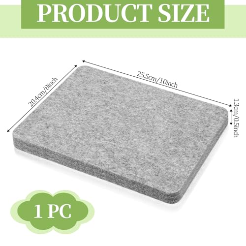 Image of Needle Felting Pad, Grey Sponge Pad, 8x10 in Needle Felting Mat for Any Wool Felting Supplies