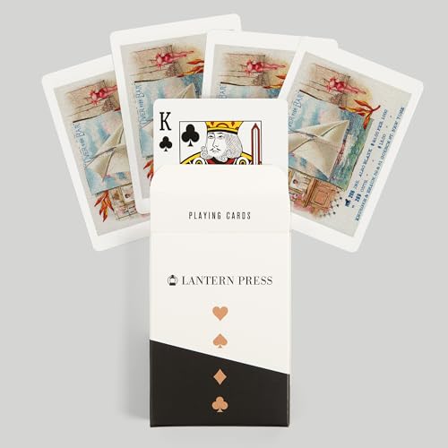 Baraja de Cartas Lantern Press Cigar Box Póker 52 Cartas miniatura 6