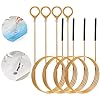 35 Inch Drain Snake Hair Clog Remover Tool, Anti-Break Metal with Nylon Coating Sink Snake, for Bathroom Sink, Tub, Shower, Pipe Drain (4 Pack)
