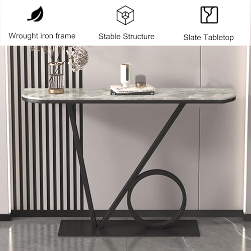 Mesa de sofá estilizada y mesa de pasillo estrecha para decoración interior 7