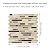 Alwayspon 10 Sheets 12" x12inch Brown Marble Effect Vinyl Tiles, Backsplash, Self-Adhesive Peel and Stick Wall Tile Stickers, Stick on Subway Tiles for Kitchen Bathroom Wall Decor