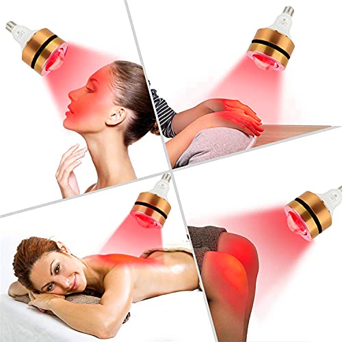 96W Red Light Therapy Bulb,Pdgrow Upgrade Cob 48 Led Deep Red Light Therapy Lamp Devices,670 Nanometer Red Light & Near Infrared Light 850Nm Infrared Heat Bulb For Skin Face #TOP3