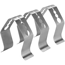 Compatible for Weber Grill, 3pcs Stainless Steel BBQ Meat Thermometer Probe Clip Holders