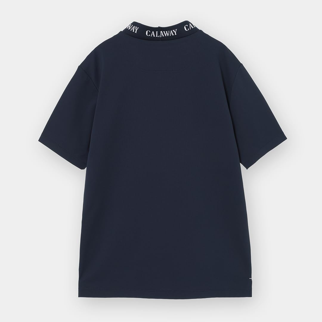 [キャロウェイ] 半袖シャツ モックネックシャツ クールフェスタ 吸汗速乾性 UVカット ゴルフ C26134105 メンズ