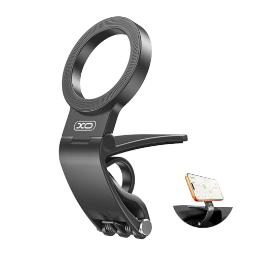 XO Simple is Beauty Magnetic Phone Holder for Car Strong Non-Slip Car Phone Mount Hands-Free Navigation for Car Phone Holder for Car/Desk Compatible with iPhone/Samsung and All Smartphones