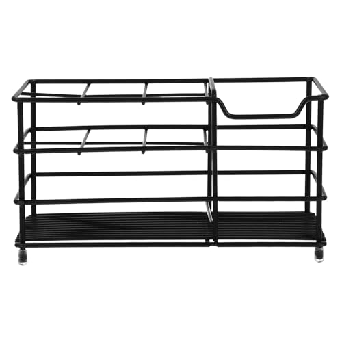 ELAYARD ステンレス製歯ブラシラック 多機能歯磨き粉ホルダー スロット通気性バスルーム収納 洗面所用防水ドリッププルーフオーガナイザー