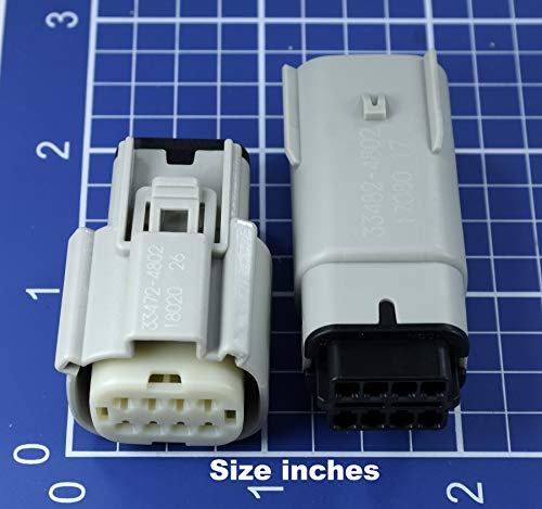 Conector de alambre de 8 pines Molex MX150 impermeable kit sellado 5