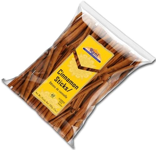 Rani Cinnamon Sticks 7oz (200g) - 36-44 Sticks - Strong Aroma, Perfect for Baking, Cooking & Beverages | 3+ Inches Length - Cassia Saigon Cinnamon from Vietnam | Kosher — view 7