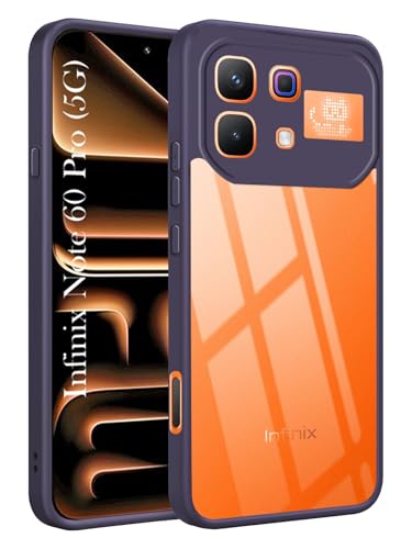 Image of Jkobi Ultra-Hybrid Back Cover Case for Infinix Note 60 Pro 5G (Lifetime Anti Yellow | Anti Scratch | Crystal Clear Shockproof)