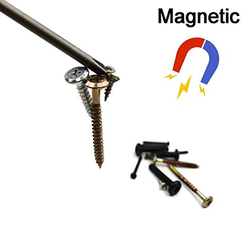 Ydlqwcz Long Slotted Head And Cross Phillips Screwdriver Bit Sets With 1/4 Inch Hex Shank 4 Inch Lenght 4Pcs Slotted Head And 6Pcs Philips Cross Head Screw Driver Bits (10Pcs Slotted + Cross 100Mm) #TOP2