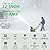 Suyncll 22" Electric Snow Thrower, 15-Amp 3000RPM Corded Snow Blower with 180º Adjustable & Rotation Chute, 3W LED Electric Snow Thrower with 2 Wheels & Clean Shovel for Yard Driveway Path Floor