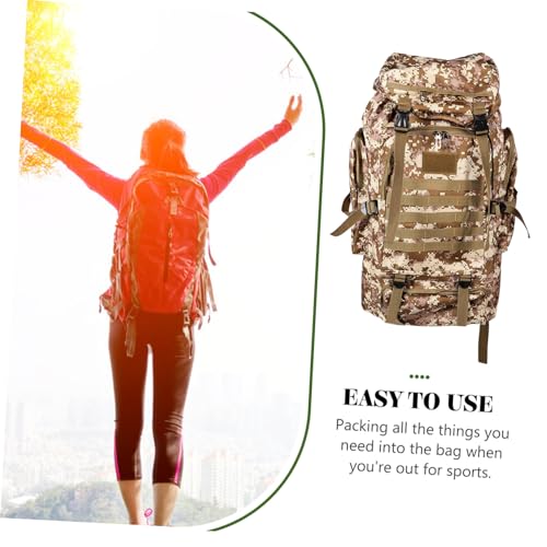 Mochila para senderismo y camping con doble hombro miniatura 5