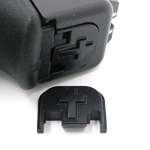 Makershot 3D Aluminum Slide Cover Plate, Compatible With Glock 17-41 Gen 1-4 (Simple Cross) #TOP3