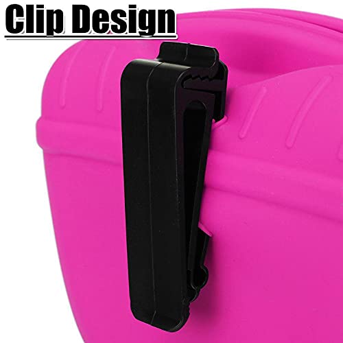 SEIWEI Bolsa de petiscos para cães para treinamento de silicone, fechamento magnético com abertura p