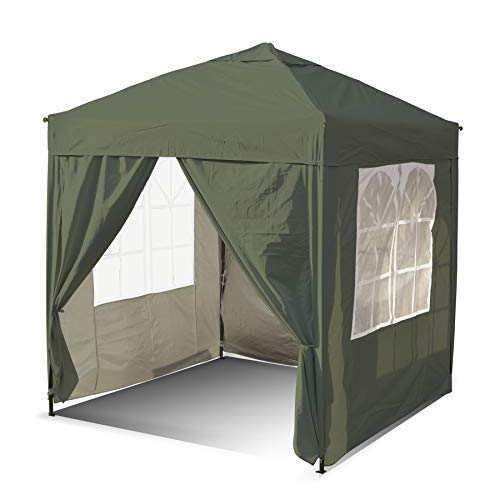 SANHENG Pop Up Gazebo, Pop Up Tent with Weights, Fully Waterproof, All Weather Gazebo ideal for Outdoor Party Camping (3x3m,Green) 1 SANHENG Pop Up Gazebo, Pop Up Tent with Weights, Fully Waterproof, All Weather Gazebo ideal for Outdoor Party Camping (3x3m,Green)