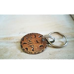 Dog Tags for Dogs, Cookie Dog Tag, Biscuit Pet Tag, Foodie Dog Tag, Pet ID Tag, Dog Tag, Dog Tags, Hand Stamped Tags, Dog Tag, Pet Tag, Cat Tag (1″)