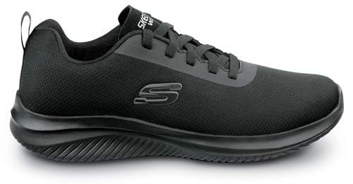 Skechers Skechers Work Ultra Flex 3.0, Benji, Men's, Black, Soft Toe, EH, MaxTrax, Slip Resistant, Low Athletic, Work Shoe (9.0 M)