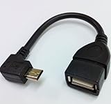 【BlueSea】Micro USB OTG Host cable for GALAXY S2/S3/Note・Nexus7【L字型】