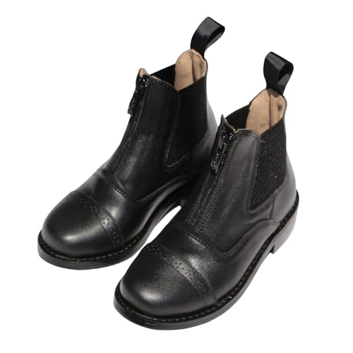 Bottine d'équitation en cuir imperméable anti-glisse taille 34