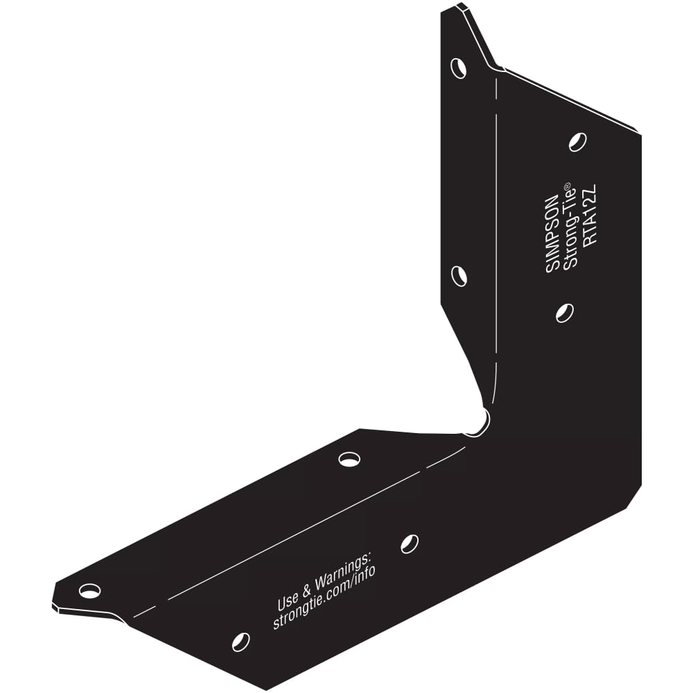 Amazon.com: Simpson Strong-Tie APRTA12 Outdoor Accents ZMAX, Black