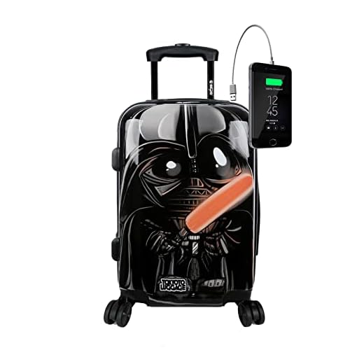 TOKYOTO - Maleta de Cabina Infantil Niños Equipaje de Mano, 55x40x20 cm | Maleta Juvenil, Trolley de Viaje Ryanair, Easyjet | Maleta de Viaje Rígida Black Empire