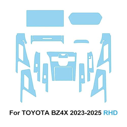Protector de TPU antiarañazos para consola de bZ4X 2023-2025 2