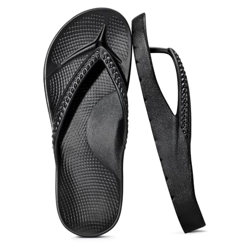KIDMI Arch Support Flip Flops for Womens Comfortable Orthopedic Sandals for Plantar Fasciitis Beach...