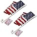 2 Count Patriotic Auto Flag Window Clip On Flag Great For Parades Memorial Flag Labor Day Holidays Fourth Of July Veterans Day Support Our Troops With An American Car Flag Nylon Double Sided All Weath