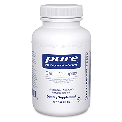 Pure Encapsulations Garlic Complex | Supplement to Support Antioxidant Defenses, Immune Health, and The Cardiovascular System* | 120 Capsules