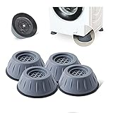 âœ…Universell einsetzbar - Die antirutschmatte passen unter fast jede Waschmaschine und eignen sich auÃŸerdem ideal für die FüÃŸe Ihres Trockners, Wäschetrockners oder Geschirrspülers. Das Waschen wird zu einer leisen und angenehmen Aufgabe