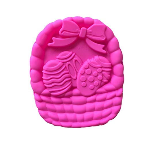 PRETYZOOM Pâques Oeuf Panier Moule Résine Coulée Époxy Créatif en Forme Drôle Fondant Gâteau Moule Silicone Chocolat pour La Maison