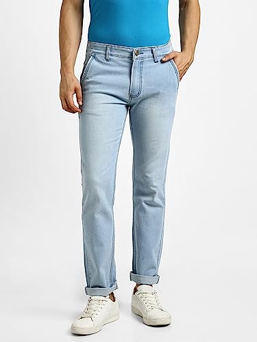 Image of Urbano Fashion Men's Regular Fit Washed Jeans Stretchable