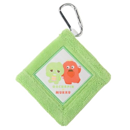 丸眞 クリーナータオルS ガチャピンムック クリーンガチャピン・ムック ボールタオル ボールクロス カラビナ付き 5105006400