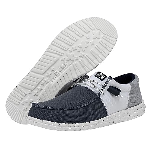 Hey Dude Men's Wally Sox Tri Colored Loafers3