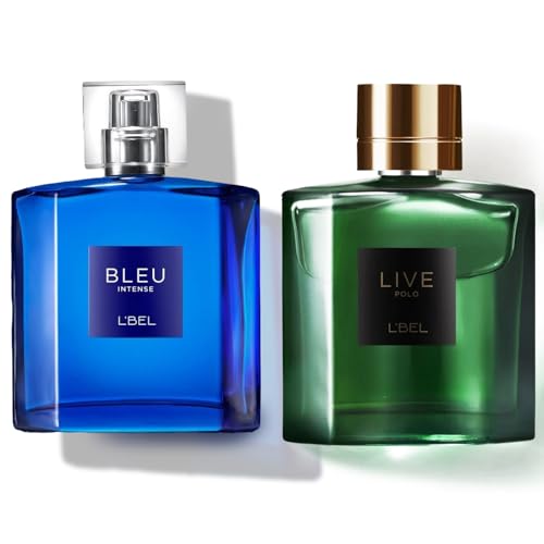 La mejor comparación de Polo Red Perfume los preferidos por los clientes. 47 L'BEL - Pack Perfume, Bleu Intense 100 ml + Bleu Live Polo 100 ml, Perfumes para Hombres, Frescos y de Larga Duración, Familia Herbal Aromática, Perfumes Masculinos con Energía...