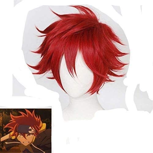 Cosplay Wig Langa Hasegawa/Reki/Miya/Cherry blossom/Joe Men Women Hair Halloween Party Costume Accessories (Color : Reki)