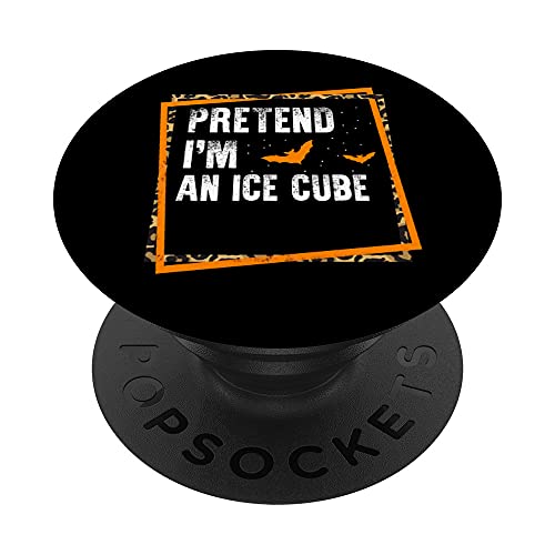 Pretend I'm An Ice Easy Cube Lazy Halloween Fête costumée PopSockets PopGrip Interchangeable