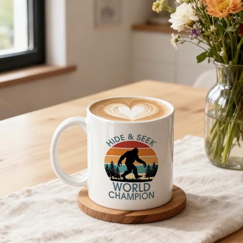 Taza de cerámica con diseño Sasquatch 11 oz miniatura 3