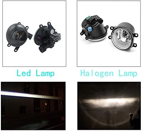 Miniatura 5 de Nueva generación LED antiniebla luz actualización para Toyota 4Runner Tacoma Tundra RAV4 C-HR Highlander Venza Sienna Scion xA 2005 06 07 2008 2009