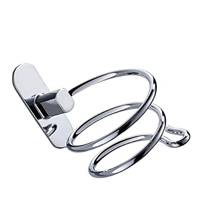 FFDSDUH Hair dryer holder 1pc Wall-Mounted Hair Dryer Holder Storage Shelf for Easy Access and Space-Saving Organization No Punch Installation