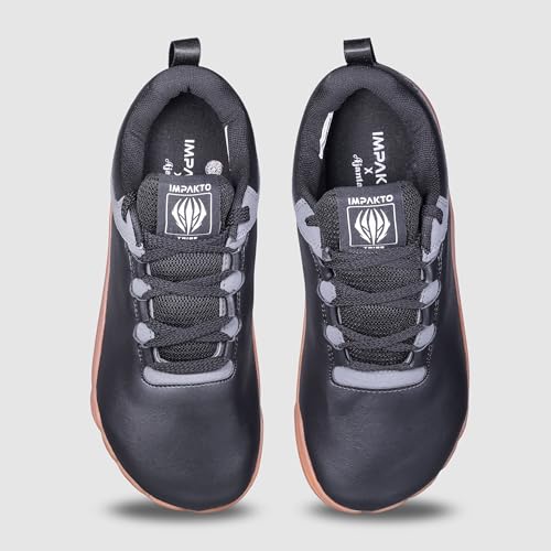 Image of Impakto CoreStep Men's Barefoot Shoes| Wide Toe Box Lightweight & Washable | Shoes for Trainning, Running on Soft Ground & Workout | Minimalist Zero-Drop for Natural Movement | Anti-Skid & Rubber Sole