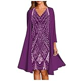 Umstandskleidung,Kleid sommerhochzeit,Damen Abendkleider,grünes Satinkleid,ana Alcazar Kleider,midi Rock mit Schlitz,Weisse Kleider,Gala Kleid,Schwangerschafts Abendkleid(Purple-3,M)