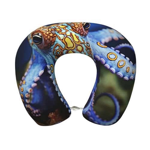 Almohada de viaje espuma viscoelástica tamaño ergonómico miniatura 1