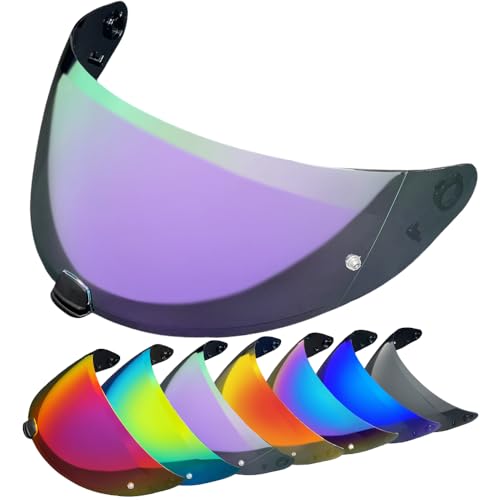 HJ-31 Helmet Visor for i10,i70.Replacement Motorcycle Helmet Shield Compatible with i10 i70 (Revo Deep Purple)