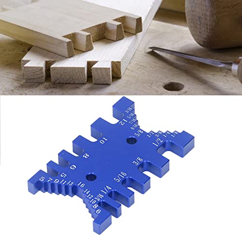 Calibrador para cola de milano en aluminio azul miniatura 7