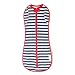 Woombie Convertible, Navy Blue Stripes Non Vent, Big Baby 14-19 Lbs