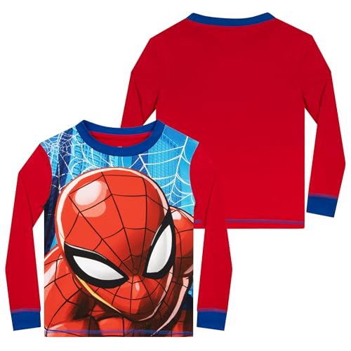 Marvel Spider-Man Pajamas | Boys Spiderman Pajamas | Boys’ Pajama Sets | Sizes 3T To 10 | Official Spiderman Merchandise2