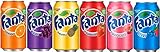 Fanta Six Flavor Variety Bundle of 6 Cans: Orange Grape Pineapple Strawberry Berry Fruit Punch