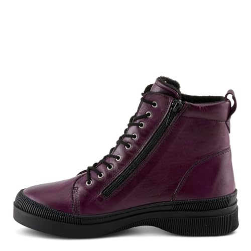 Spring Step Women's HOYLEIN Combat Boots with Double Zipper, Rich Leathers, and Removable Insoles3